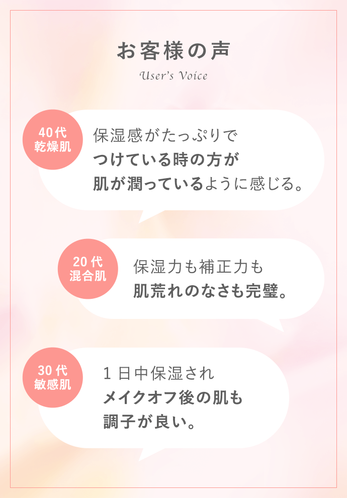 お客様の声